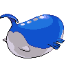 Piplup, la pokémon de départ du joueur, vue de dos comme lors d'un combat